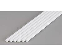 evergreen 427 - Juego de 6 Tubos Redondos (60 cm de Largo, 5,5 mm de diámetro)