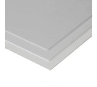 Evergreen 9020 Placa de poliestireno de 150 x 300 x 0,50 mm, 3 Unidades, Blanco