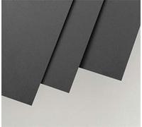 evergreen 9511 - Juego de sábanas (poliestireno, 150 x 300 x 0,25 mm, 4 Unidades), Color Negro