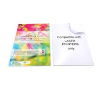 Evergreen Goods 10 Hojas A4 Vinilo Autoadhesivo Blanco Mate | Sticker Paper Impermeable Para Láser Impresora | Adecuado Para Cricut, Silhouette Y Otros Cortadores