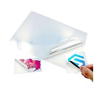 Evergreen Goods™ - 10 hojas de vinilo adhesivo de color plateado brillante impermeable | Impresión de inyección de tinta y láser | Calidad metalizada nacarada fuerte autoadhesiva, impresión de alta