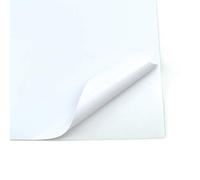 Evergreen Goods - 10 hojas de vinilo autoadhesivo de color A4, resistente al agua, mate, brillante, para máquinas de troquelado (blanco brillante)