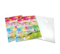 Evergreen Goods™ - 40 hojas A4 transparentes y brillantes de vinilo | Impresión de inyección de tinta autoadhesiva transparente | Impresión en casa - Imágenes, etiquetado, calcomanías y más