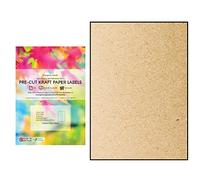Evergreen Goods - Papel autoadhesivo mate precortado tamaño A4 | Impresión por inyección de tinta y láser | Etiquetas de impresión multiusos con parte trasera adhesiva fuerte | 1 x 1, 1 por A4: 30