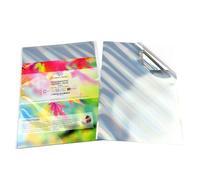 Evergreen Goods - Vinilo autoadhesivo (A4, autoadhesivo, parte posterior, holográfico, color plateado, patrón inclinado, inyección de tinta e impresión láser (20)