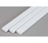 evergreen- Perfil Cuadrado, 600 x 4,8 x 12,7 mm, 3 Unidades, S (International Hobbycraft Co. Inc 403)