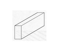 Evergreen - Perfiles cuadrados, 350 x 4,80 x 4,80 mm, 4 unidades - construcción de modelos de plástico, accesorios para hobby