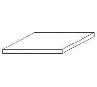 Evergreen Placas de poliestireno 9114, 200 x 530 x 0,75 mm, 4 Unidades, Color Negro