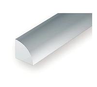 Evergreen - Poliestireno Blanco Mate cuarter Round