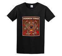Evergreen Terrace Almost Home Rock Unisex 100% Cotton Short-Sleeve T-Shirts Black L