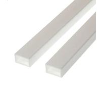 EVERGREEN- Tubo Rectangular, 350 x 4,8 x 7,9 mm, 2 Unidades, Multicolor (EGP258)