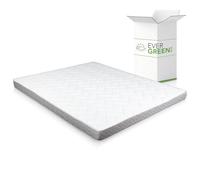 EVERGREENWEB - Colchón Doble 140x190 cm para sofá Cama, colchón Alto 12 cm de espumación para Cama, ortopédico, ergonómico, con Funda Blanca hipoalergénica y antiácaros DAYBED