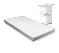 EVERGREENWEB - Colchón Individual 70x190 cm para sofá Cama, colchón Alto 12 cm de espumación para Cama, ortopédico, ergonómico, con Funda Blanca hipoalergénica y antiácaros DAYBED