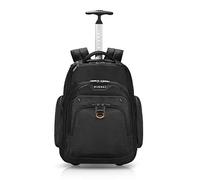 Everki Atlas - Mochila con Ruedas, con Compartimento Adaptable para portátil de 13 a 17.3", Color Negro