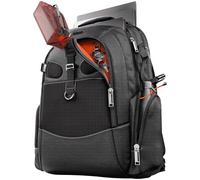 Everki Business 120 PRO Mochila para Portátil 40L con Cubierta para Lluvia y Bolsa de Malla - Viajes, Oficina y Negocios - para 2 Portátiles 18,4" + 16"