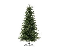Everlands Sunndal Abeto Tradicional árbol de Navidad Artificial con Soporte de Metal, 2,4 m, Multicolor, 210 cm