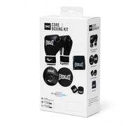 Everlast Core Kit de Guantes (S/M) Guantes de Boxeo de imitación de Cuero para Sacos, Guantes de golpeo y Vendas de 305 cm - Fitness, MMA y Kickboxing