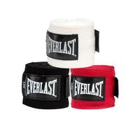 Everlast Elite Hand Wrap Wraps, Unisex-Adult, Black/White/Red, 305 Cm