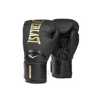 Everlast Elite 2 10oz Guantes de Boxeo (Negro/Oro)