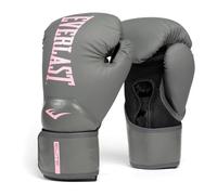 Guantes de boxeo everlast elite 2 boxing gloves gris/rosa 10 OZ