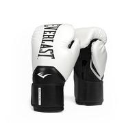 Everlast Elite - 2 Guantes de Boxeo, Blanco/Negro, 16 onzas