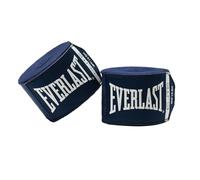 Everlast Elite Vendas de Mano 457 cm, Azul Marino - Vendas de Boxeo para Guantes, Sparring, MMA y Kickboxing, Abertura Ancha para el Pulgar