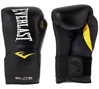 Everlast Elite Pro Style - Guantes de Entrenamiento, Color Negro, 16 onzas