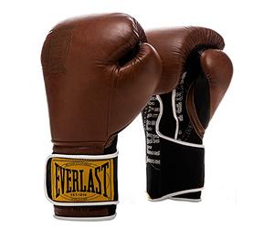 Everlast Guantes de Boxeo 1910 | Guantes avanzados para Hombres y Mujeres | Gancho y Bucle con Espuma de Triple Capa y Soporte de muñeca para prevención de Lesiones | Entrenamiento con Bolsa Pesada y