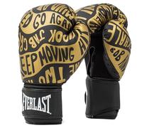 Everlast Guantes de Boxeo Unisex para Adultos, Color Negro y Dorado