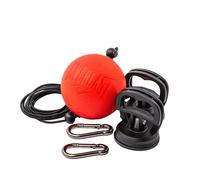 Everlast Powerlock Double End Reflex Ball, Bolsa Reflex Mediana, Altura y Tensión Ajustables, Instalación Fácil, Bolsa Almacenamiento - Everlast