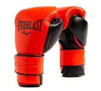 Everlast Powerlock2 Pro - Guantes de boxeo de cuero con gancho y bucle