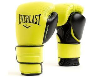 Everlast Powerlock2 Pro - Guantes de boxeo de cuero con gancho y bucle