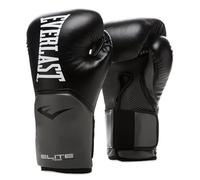Everlast Pro Style Elite Guantes Unisex para Adultos, Negro/Gris, 226 G (8 Oz) Ue