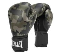 Guantes de Boxeo Everlast Spark 10oz, Camo de Cuero Sintético para Saco y Clases Fitness, Cierre de Velcro, Pulgar Ergonómico y Espuma Moldeada - Auténtico Everlast