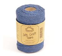 EVERLASTO Bobinas de Yute de Color Natural para Manualidades de 100 m (Azul Vaquero)