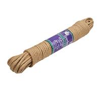 Everlasto Cordón Trenzado de Yute con núcleo de Polipropileno Fuerte n.º 5 (7 mm) x 25 m