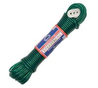 Everlasto Everstrong - Tendedero de PVC con núcleo de acero de alta calidad, 4,7 mm de grosor (verde, 4,7 mm x 50 m)