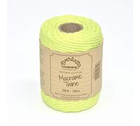 Everlasto Hilo de macramé, Algodón, Verde-Spring Green, 4 mm, 50