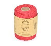 Everlasto Hilo de macramé Beefeater, Rojo, 4 mm, 50