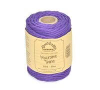 Everlasto Hilo de macramé morado de 4 mm
