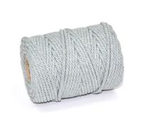 EVERLASTO Hilo de macramé Plateado, 4 mm, 50