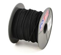 EVERLASTO Lastoflex - Cuerda elástica para amortiguación, Color Negro, 4 mm x 10 m
