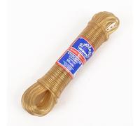 EVERLASTO Líneas de Ropa de Colores WYERCENTOR, PVC, Acero, Dorado, 3.5mm x 20M
