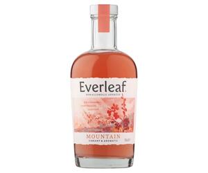 Everleaf Mountain - Non-Alcoholic Aperitif (50cl) | Spirit Alternative | Prepare Easy Alcohol-Free Cocktails & Spritzes for Everyday | Made from Cherry Blossom, Rosehip & Wild Strawberry | Drinks Gift