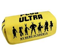EVERLUCK Boku no Hero Estuche unisex Katsuki Todoroki Manga Pen Pouch Anime My Hero Academia All Might Izuku Deku Estuche de lona con cremallera, 16 Anime Hero, Talla única, Estuches