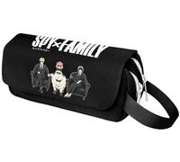 EVERLUCK Manga Spy Family Pen Pouch Crepúsculo Loid Forger Bolsa de lápices Anime Anya Forger lona Durable Zip Pencil Cases, 07 Anime espía, Talla única, Estuches de