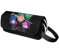 EVERLUCK Manga Spy Family Pen Pouch Crepúsculo Loid Forger Bolsa de lápices Anime Anya Forger lona Durable Zip Pencil Cases, 05 Anime espía, Talla única, Estuches de