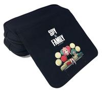 EVERLUCK Spy Family - Estuches con cremallera para lápices Anya Yor Forger de lona para estudiantes, bolsa de lápices de gran capacidad, 08 Espía X, Talla única, Estuches de