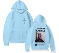 EVERLUCK Travis Hip Hop Fans Sudaderas con capucha para hombre Scott Wish You Were Here Sudaderas para mujer Astroworld Look Mom I Can Fly Sudadera con capucha, 05 Travis Sudadera con capucha, S
