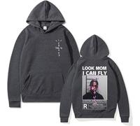 EVERLUCK Travis Hip Hop Fans Sudaderas con capucha para hombre Scott Wish You Were Here Sudaderas para mujer Astroworld Look Mom I Can Fly Sudadera con capucha, 10 Travis Sudadera con capucha, L